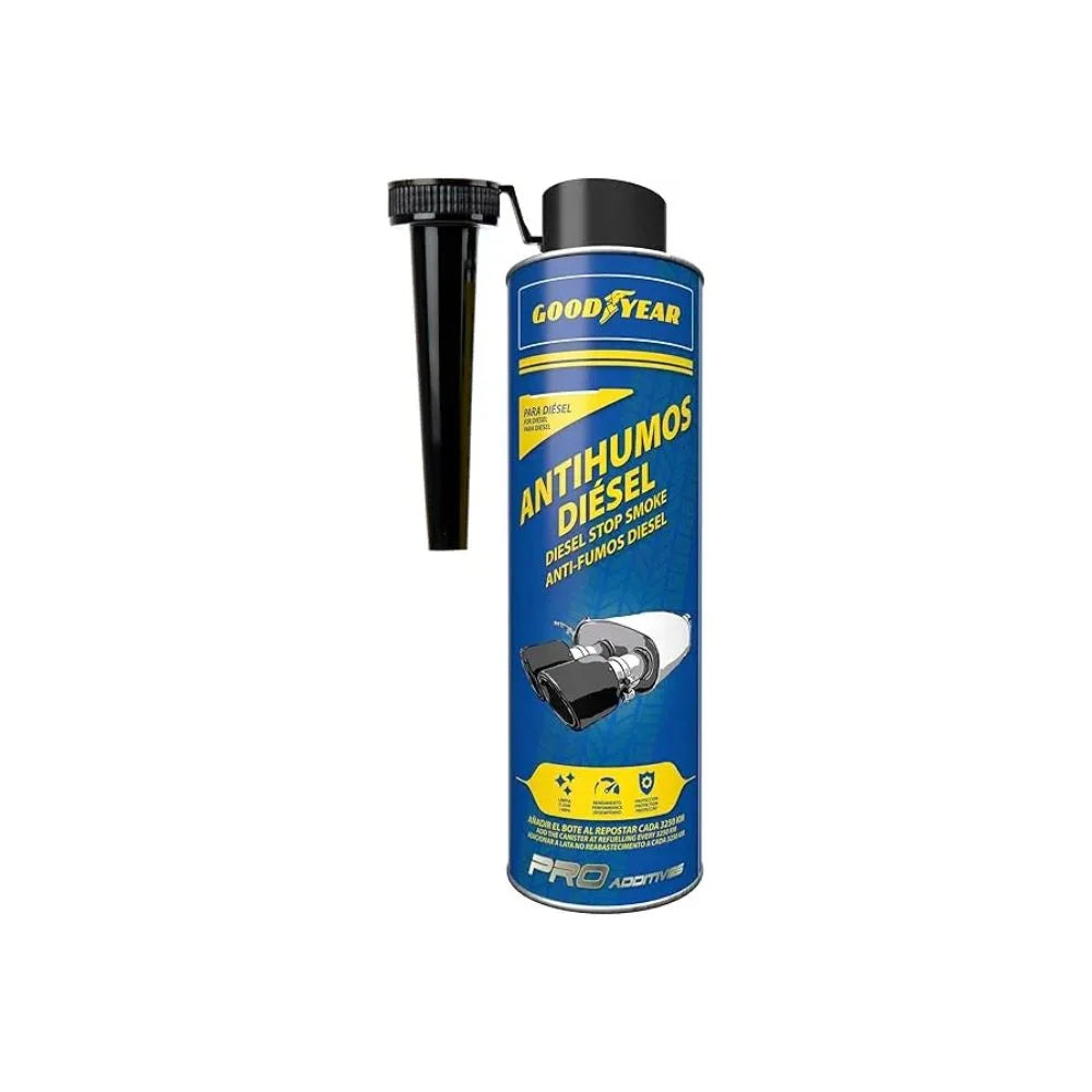 ANTI-HUMOS DIÉSEL PRO ADDITIVES GOODYEAR 300ML – REDUCTOR DE EMISIONES Y OPACIDAD