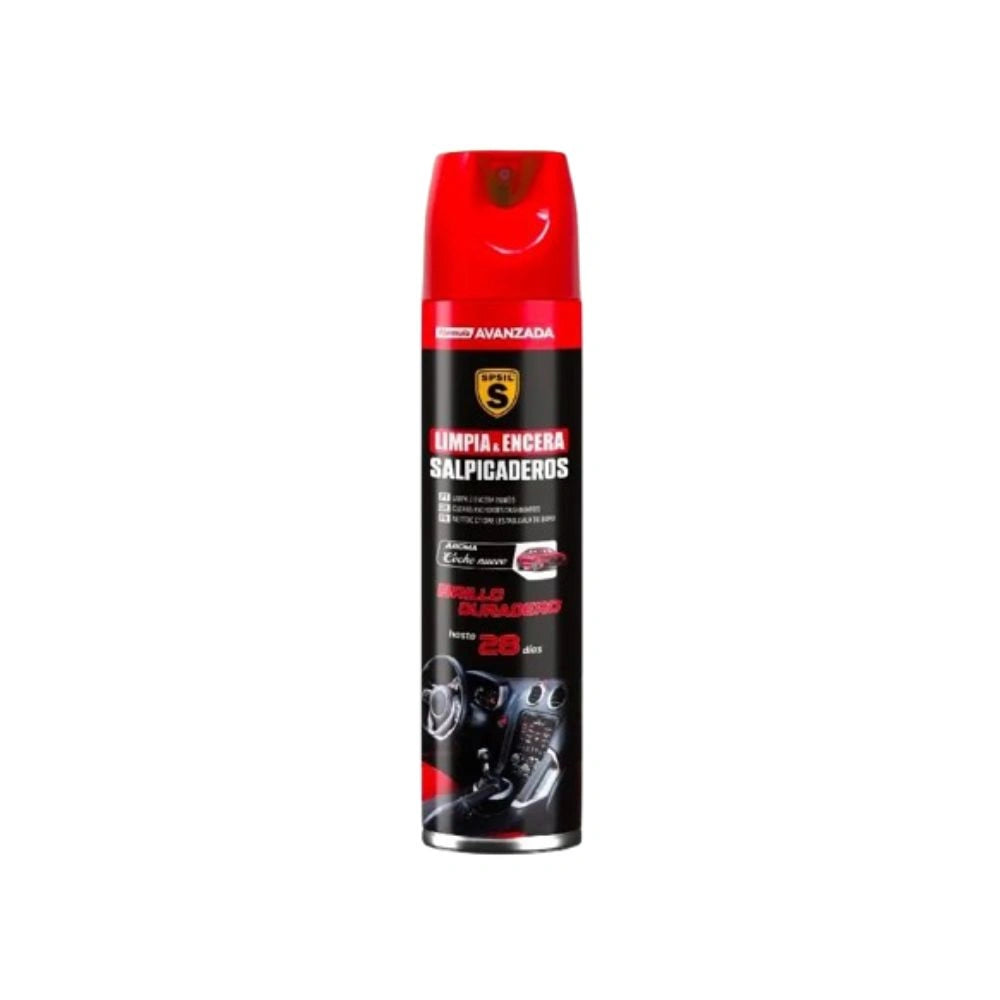 LIMPIA Y ENCERA SALPICADEROS SPSIL 450 ML – PROTECCIÓN UV Y ACABADO ANTIESTÁTICO