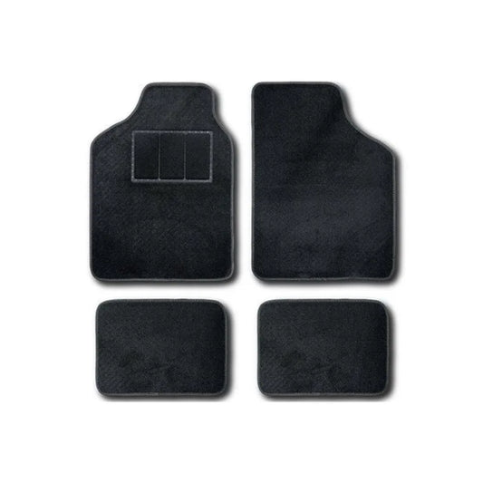 JUEGO DE ALFOMBRAS DE MOQUETA UNIVERSALES (4 PIEZAS) – ELEGANCIA Y CONFORT PARA TU COCHE