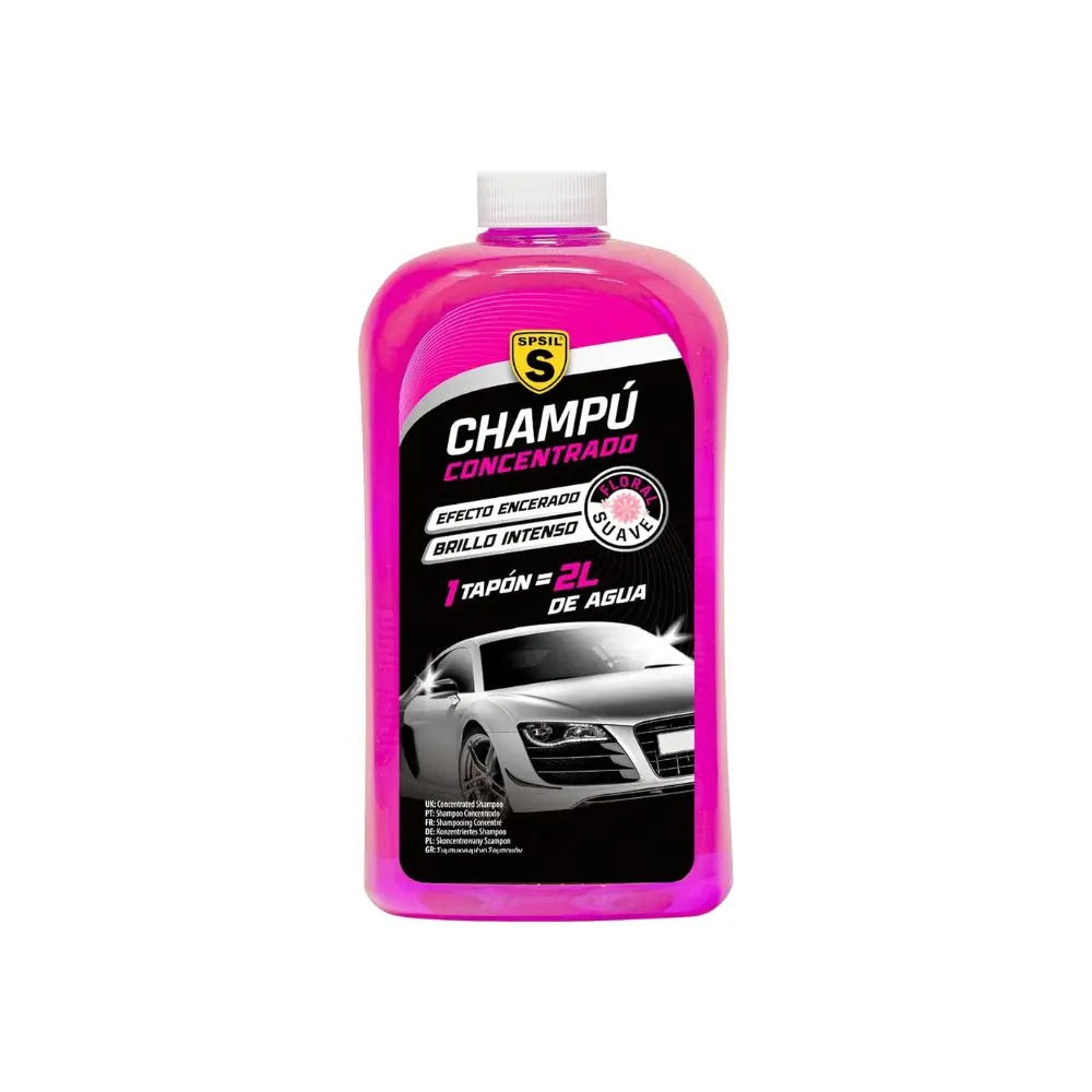CHAMPÚ CONCENTRADO DE ALTA EFICACIA SPSIL 1L – LIMPIEZA EXTREMA Y BRILLO