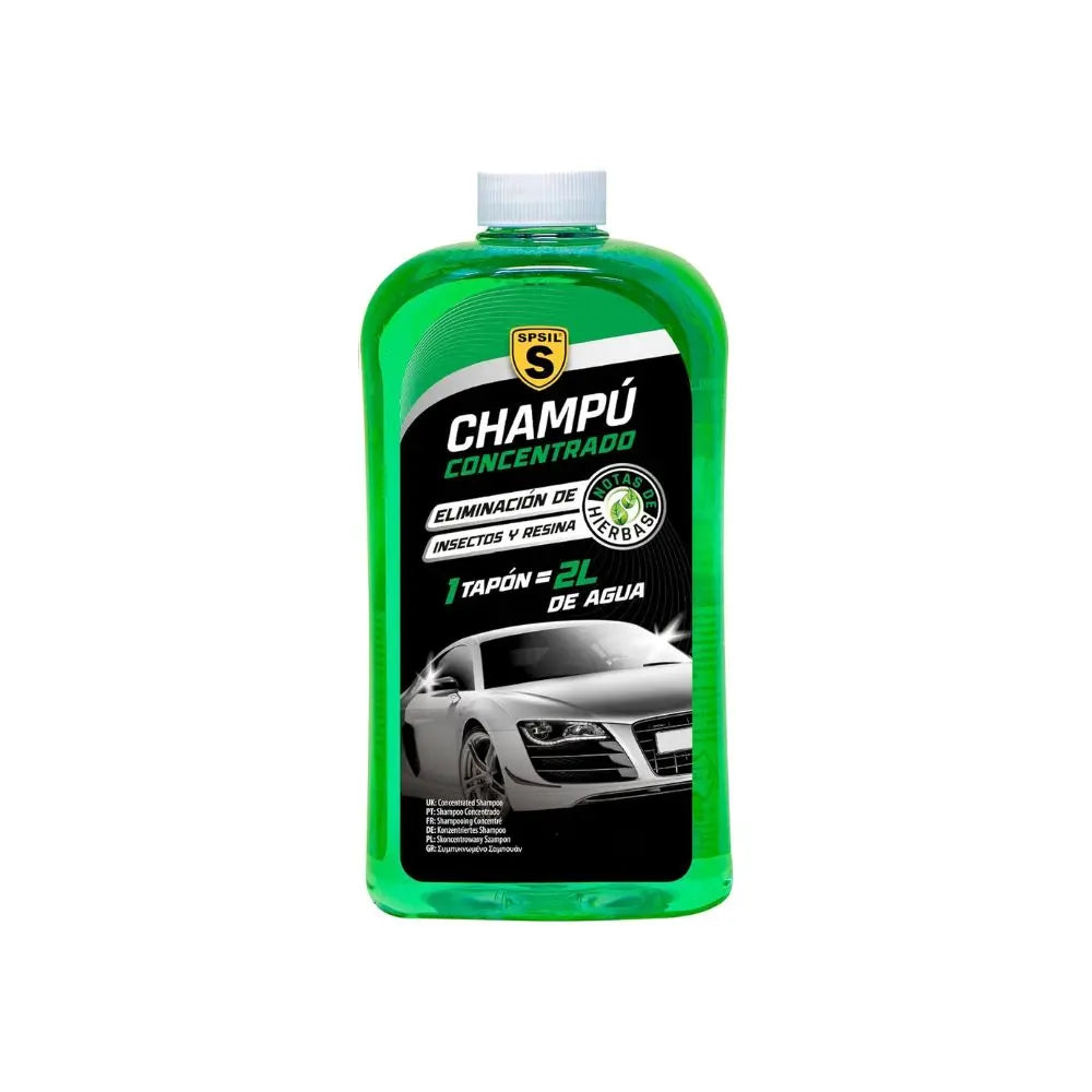CHAMPÚ CONCENTRADO DE ALTA EFICACIA SPSIL 1L – LIMPIEZA EXTREMA Y BRILLO