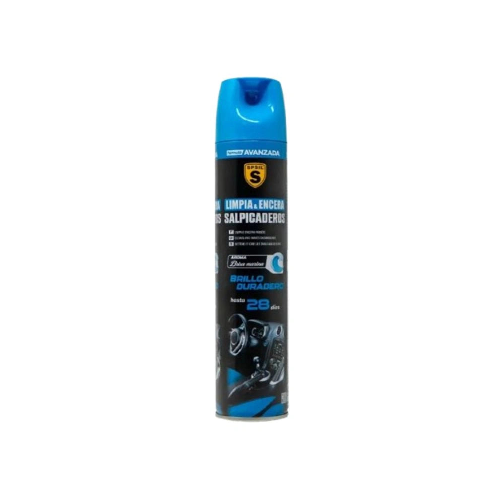 LIMPIA Y ENCERA SALPICADEROS SPSIL 450 ML – PROTECCIÓN UV Y ACABADO ANTIESTÁTICO