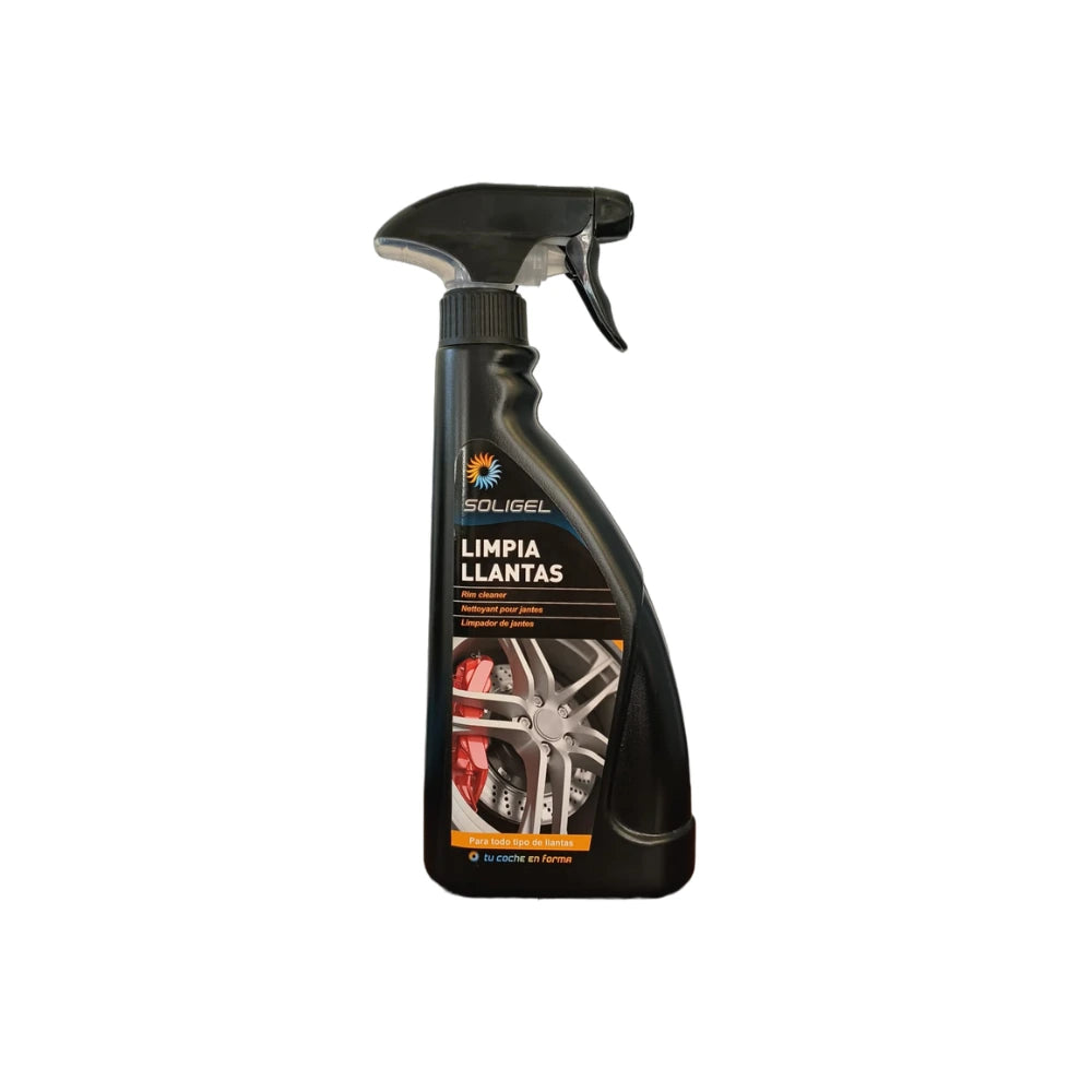 LIMPIADOR DE LLANTAS SOLIGEL SPRAY 500ML - ALTA EFICACIA