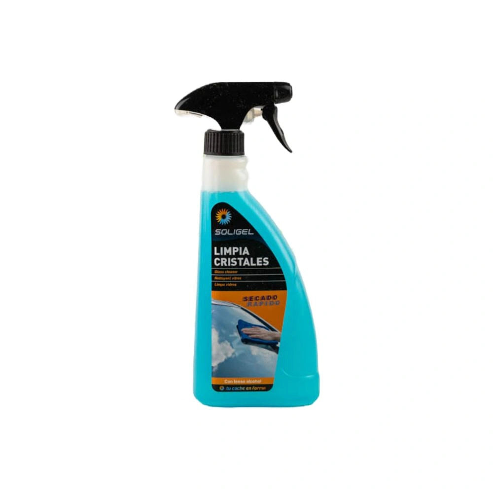 LIMPIADOR DE CRISTALES SOLIGEL 500ML - TRANSPARENCIA TOTAL Y SECADO RÁPIDO