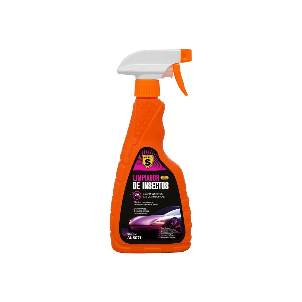 LIMPIADOR DE INSECTOS SPSIL  500ML - ELIMINA RESIDUOS EN CARROCERÍA Y CRISTALES CON EFICACIA
