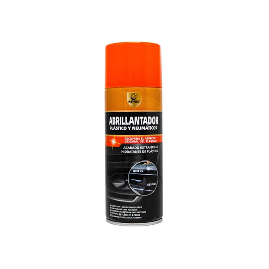 RENOVADOR DE PLÁSTICOS EXTERIORES SPSIL 400ML - RESTAURADOR Y ABRILLANTADOR DE COLOR