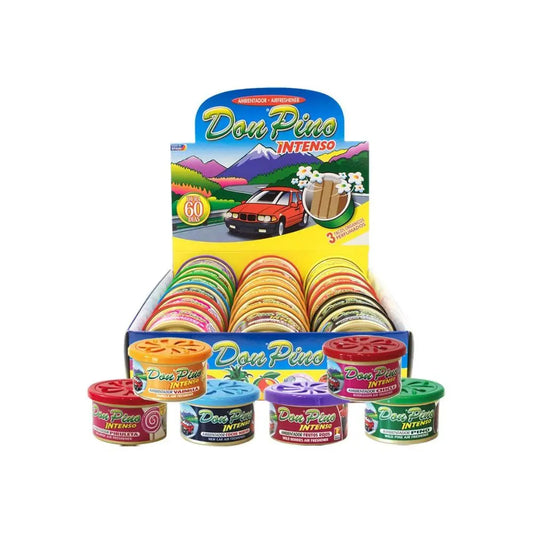 AMBIENTADOR DE LATA ORGÁNICA DON PINO 46G - FRAGANCIA DE LARGA DURACIÓN PARA COCHE Y HOGAR