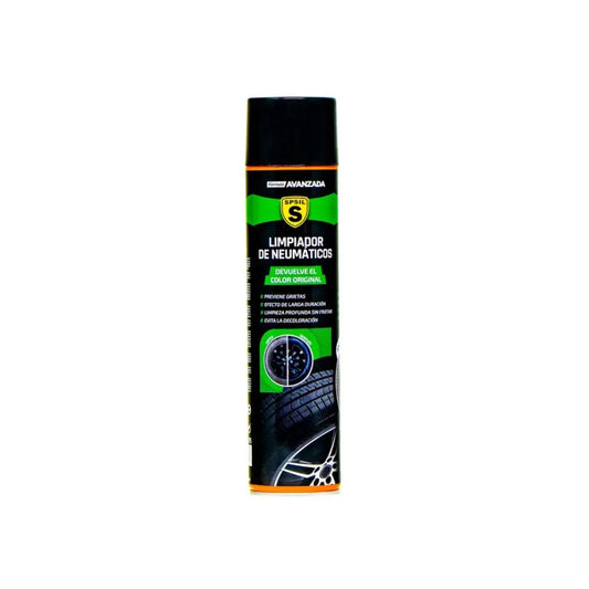 LIMPIADOR DE NEUMÁTICOS SPSIL 650ML - LIMPIEZA, REVITALIZACIÓN Y EFECTO BRILLO
